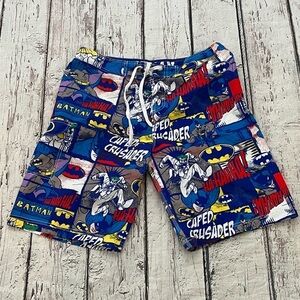 Batman Super Hero Board Shorts Bathing Suit Trunks
